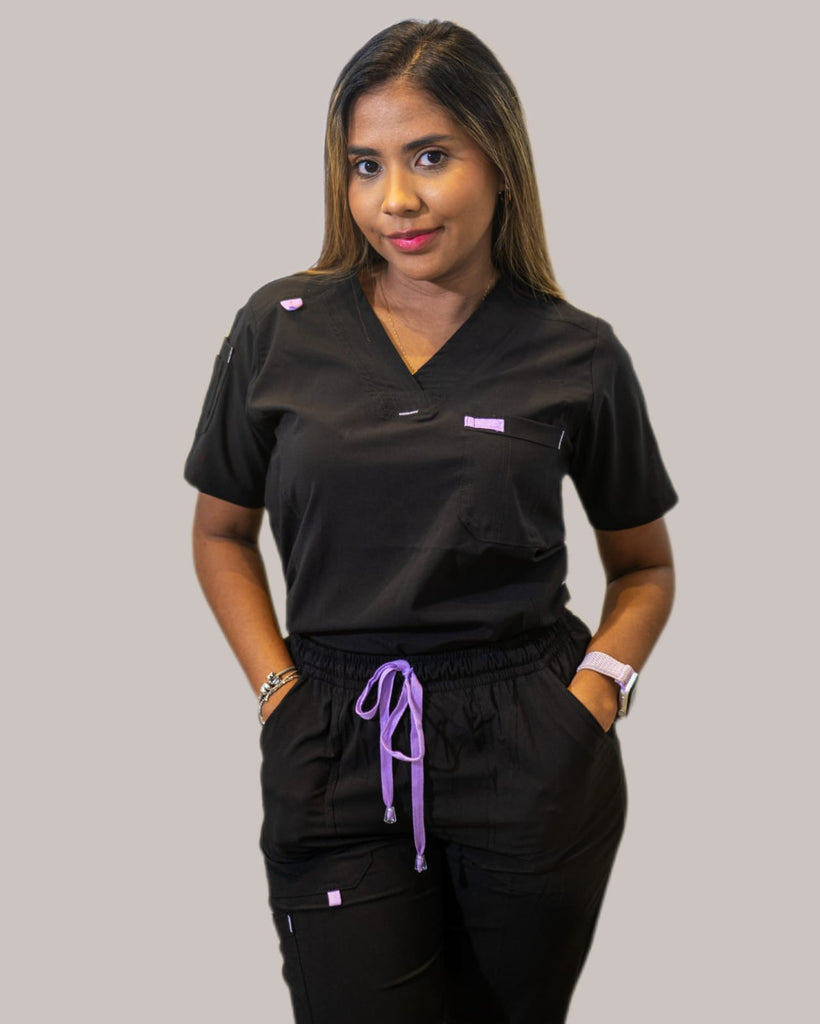 Uniforme antifluido negro